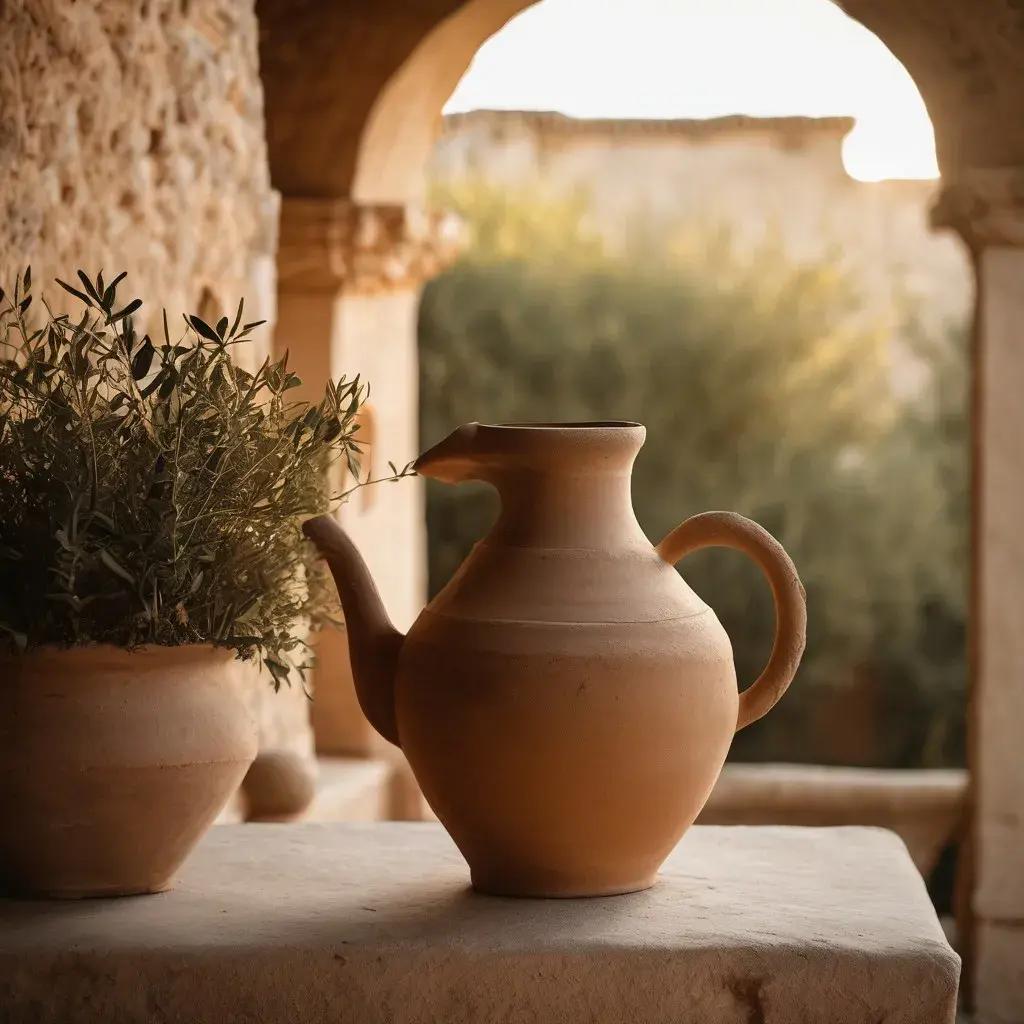 إبريق ماء من الفخار 2