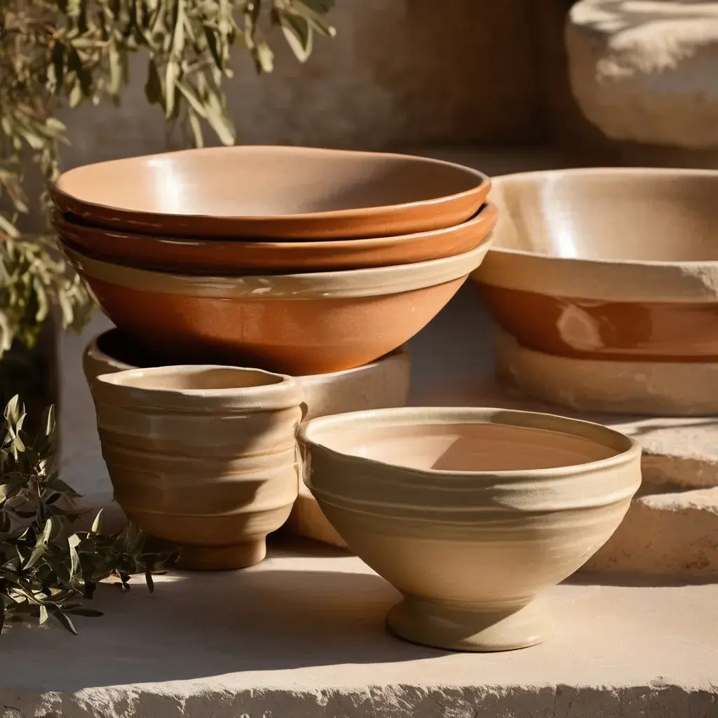 Glazed bowl set